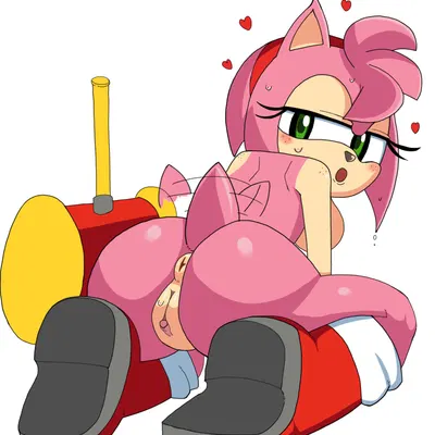 amy rose (sega, sonic the hedgehog (series)) created by peachcreamsart