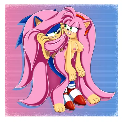 amy rose, sonic the hedgehog (sega, sonic the hedgehog (series)) created by rougethedaisy