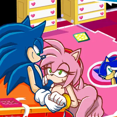 amy rose, sonic the hedgehog (sega, sonic the hedgehog (series)) created by senshion