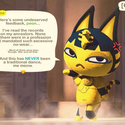 ankha (animal crossing) (animal crossing, nintendo) created by owo sfm