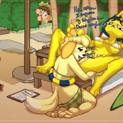 ankha (animal crossing), isabelle (animal crossing), villager (animal crossing) (animal crossing, nintendo) created by riio (artist)