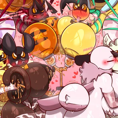 annabee (woebeeme), mocha (forsakenedbread), myra (forsakenedbread) created by forsakenedbread