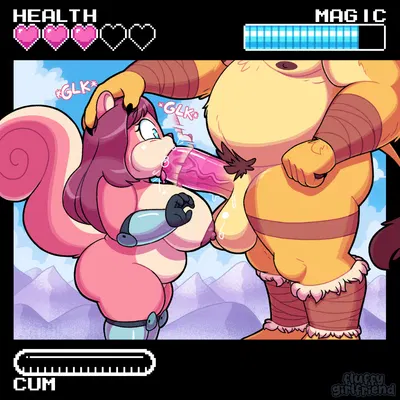 anthony (fluffy gf), cinnamon (fluffy gf) created by fluffygirlfriend