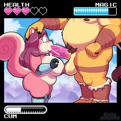 anthony (fluffy gf), cinnamon (fluffy gf) created by fluffygirlfriend