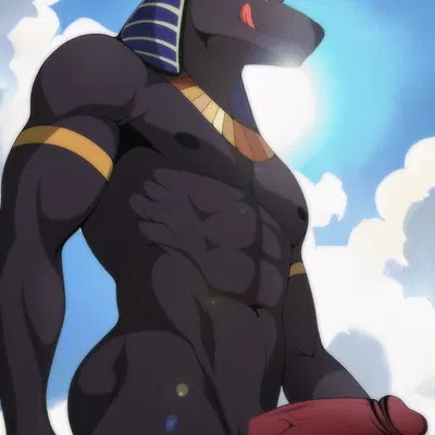 anubis (egyptian mythology, middle eastern mythology) created by furco