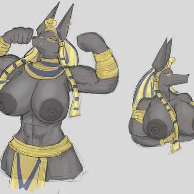 anubis (egyptian mythology, middle eastern mythology) created by mrazel