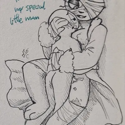 april marchand may (roommates), mike schmidt, springtrap (fnaf) (five nights at freddy's, five nights at freddy's 3) created by soulcentinel