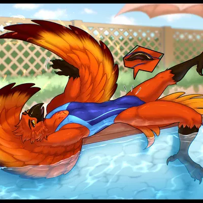 arios (phoenix) (european mythology, greek mythology) created by maefeline