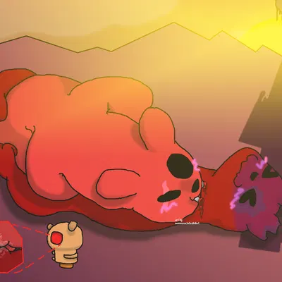 artificer (rain world), hunter (rain world) (akupara games, rain world) created by nonassociatedidiot