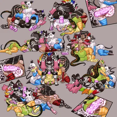 ash (sing), heather (over the hedge), master viper (dreamworks, illumination entertainment) created by hexecat