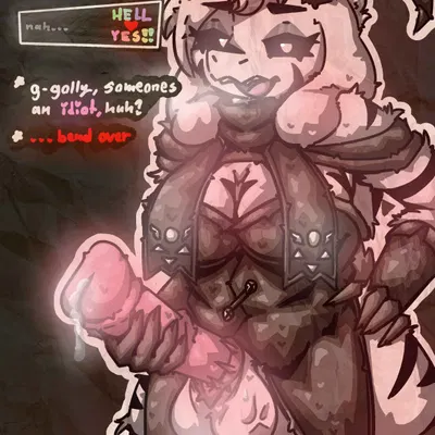 asriel dreemurr (god form) (undertale, undertale (series)) created by khalfy kun