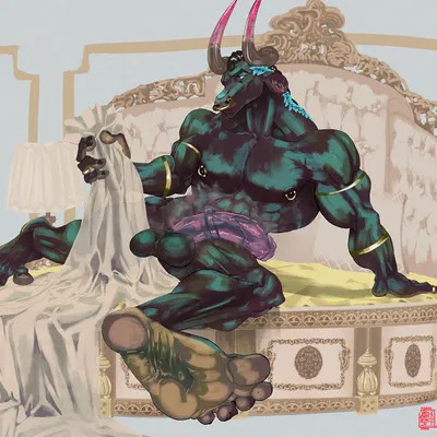 asterius (hades) (european mythology, greek mythology) created by xdarkspace