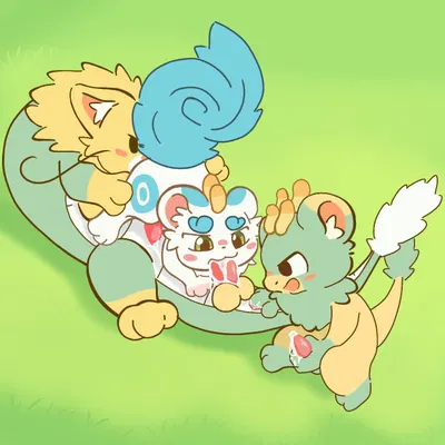 bajing (fabulous beasts), erliang (fabulous beasts), tianlu (fabulous beasts) (fabulous beasts, mythology) created by razuneku