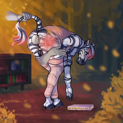 banana (alex the zebra) created by kukan97