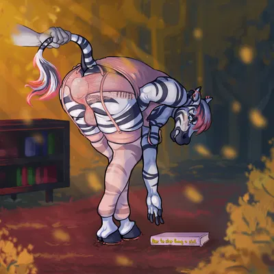 banana (alex the zebra) created by kukan97