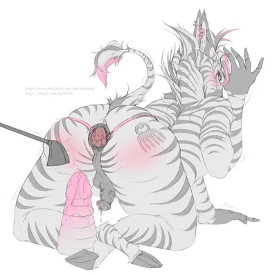 banana (alex the zebra) created by ls0tapok