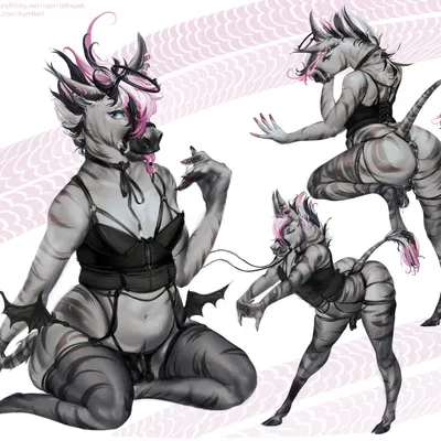 banana (alex the zebra) created by ls0tapok