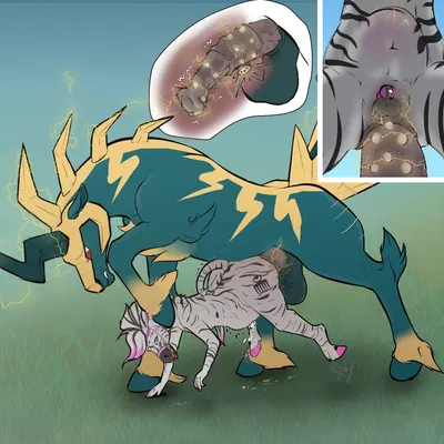 banana (alex the zebra) (palworld, pocketpair) created by furiousart