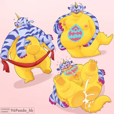 bandai namco, digimon created by 96panda