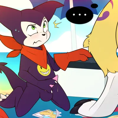 bandai namco, digimon created by meraence