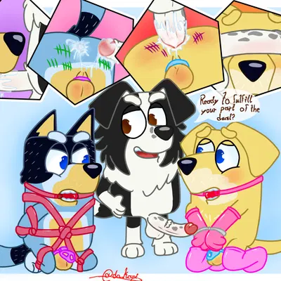 bandit heeler, mackenzie's dad (bluey), pat (bluey) (bluey (series)) created by dokapi