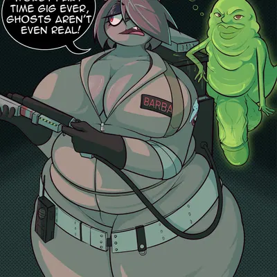 barbara (behniis), slimer (ghostbusters, instant loss 2koma) created by behniis
