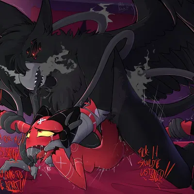 barbie wire, zerva von zadok (capesir) (hellaverse, helluva boss) created by potatonebula