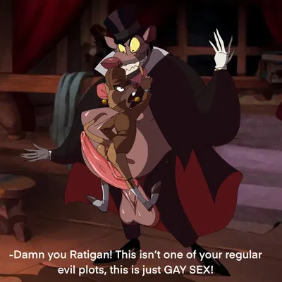 basil (disney), professor padraic ratigan (disney, the great mouse detective) created by hwantsarts