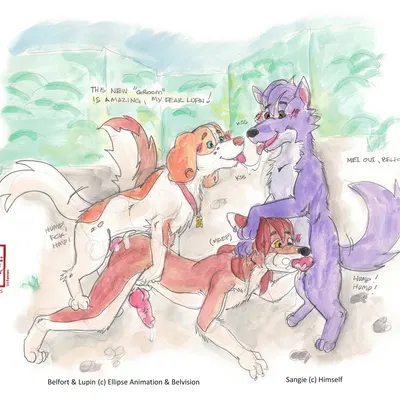 belfort (belfort and lupin), lupin (belfort and lupin), sangie nativus (belfort and lupin) created by fennec (artist)