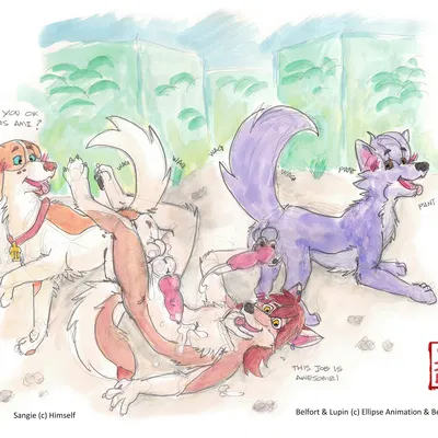 belfort (belfort and lupin), lupin (belfort and lupin), sangie nativus (belfort and lupin) created by fennec (artist)