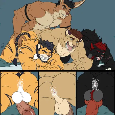 billy wolfens, kiba wolfrain created by hunterramirez