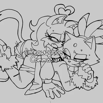 blaze the cat, fan character (sega, sonic the hedgehog (series)) created by meowwabae