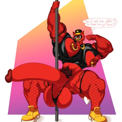 blingo the flashy fox (moshi monsters) created by bobthetanuki