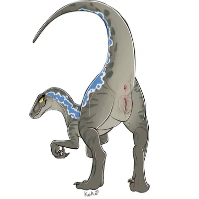 blue (jurassic world) (jurassic park, jurassic world) created by queenkoko