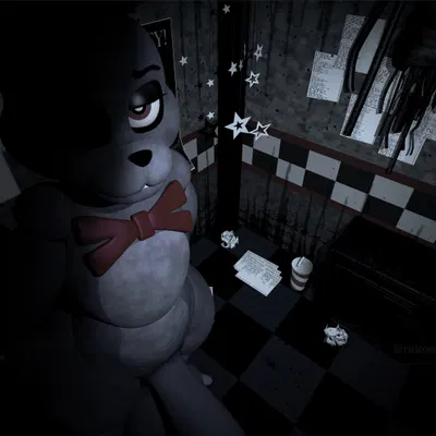 bonnie (fnaf) (five nights at freddy's, scottgames) created by rukoqen
