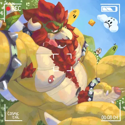 bowser (bowser day, mario bros) created by cosmictail