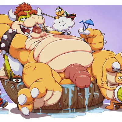 bowser (bowser day, mario bros) created by teaselbone