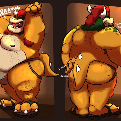 bowser (mario bros, nintendo) created by danyredlion
