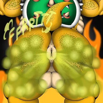 bowser (mario bros, nintendo) created by sunflower fox