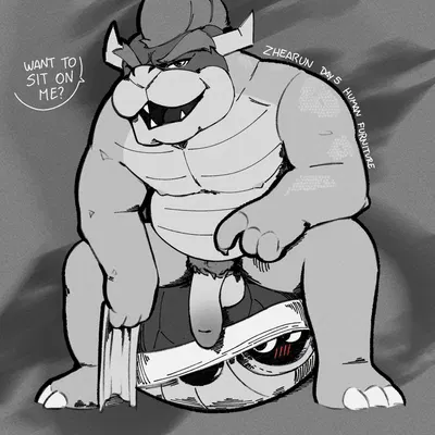 bowser (mario bros, nintendo) created by zhearun