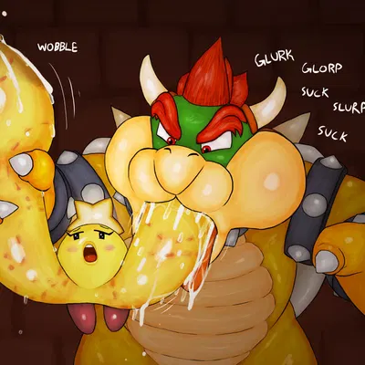 bowser, starlow (mario and luigi (series), mario bros) created by deepmovth