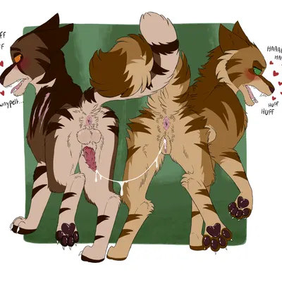 brambleclaw (warriors), tawnypelt (warriors) (warriors (book series)) created by badfurgood