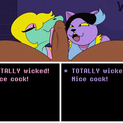 bratty (undertale), catty cattenheimer (undertale, undertale (series)) created by wolfbaloo