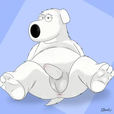 brian griffin (family guy) created by derekdragon