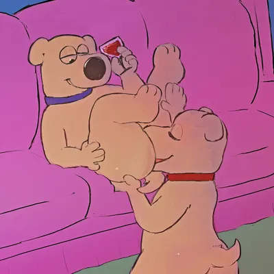 brian griffin, robot brian (family guy) created by freakpaws