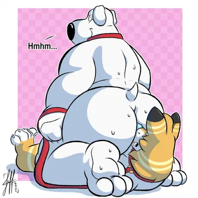 brian griffin, tuskjumps (family guy) created by jeff goatart