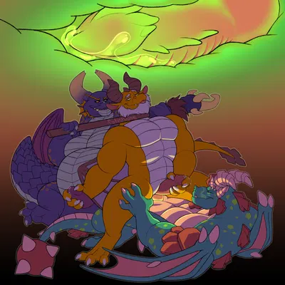 bruno (spyro), elder titan, rescued dragons (spyro) (activision, mythology) created by fetishame