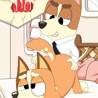 bucky dunstan, chilli heeler (bluey (series)) created by rodrigoh