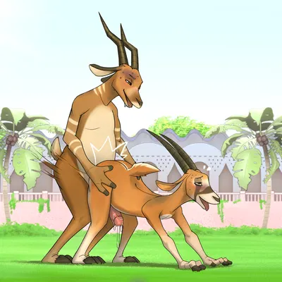 bucky oryx-antlerson, pronk oryx-antlerson (disney, zootopia) created by seyrmo