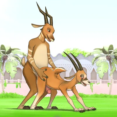 bucky oryx-antlerson, pronk oryx-antlerson (disney, zootopia) created by seyrmo